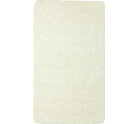 Коврик в ванну Bath Plus Лана 120х70 м/фибра соты белый GR202S