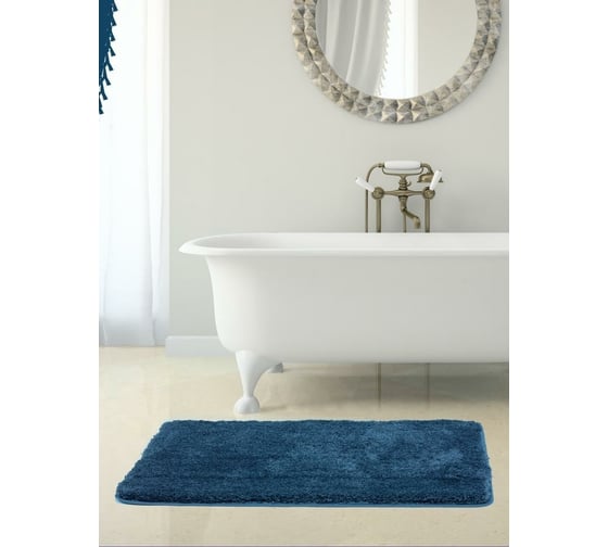 Коврик в ванну Bath Plus Бонд 60х90 синий RHL068BL