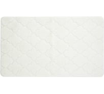 Коврик в ванну Bath Plus Лана 120х70 м/фибра ромб белый GR202R