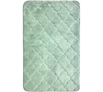 Коврик в ванну Bath Plus Лана 120х70 м/фибра ромб DARK GREEN GR280R