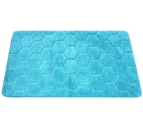 Коврик в ванну Bath Plus Лана 120х70 м/фибра бирюза GR231