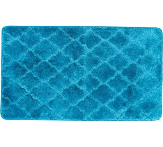 Коврик в ванну Bath Plus Лана 120х70 м/фибра бирюза GR231