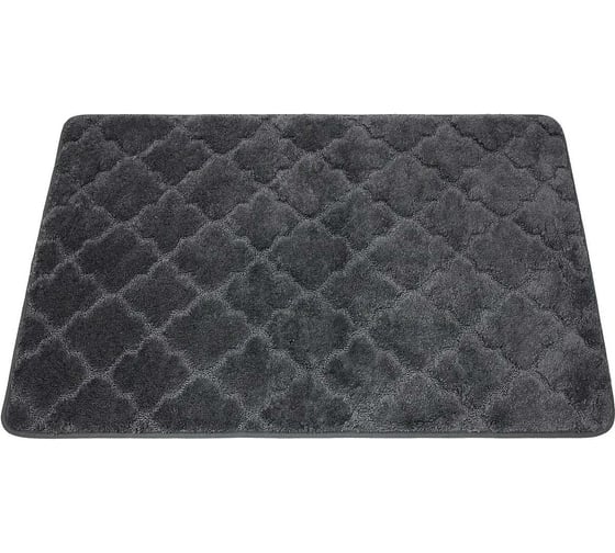 Коврик в ванну Bath Plus Лана 120х70 м/фибра серый GR210