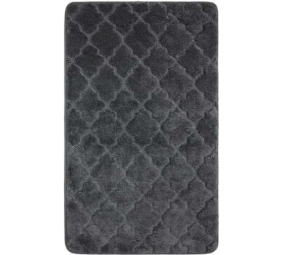 Коврик в ванну Bath Plus Лана 120х70 м/фибра серый GR210