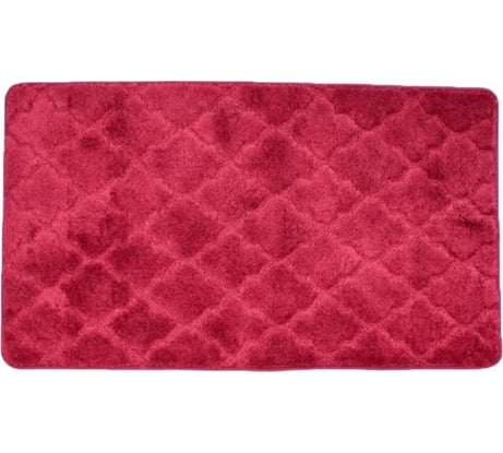 Коврик в ванну Bath Plus Лана 120х70 м/фибра малиновый GR225
