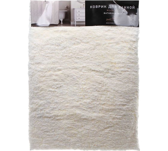 Коврик для ванны Bath Plus Тиволи 60х90/38 мм белый DB4156/1