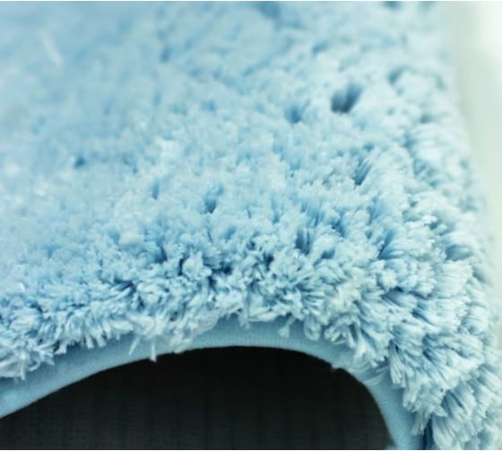 Коврик для ванны Bath Plus Тиволи 60х90/38 мм голубой DB4148/1