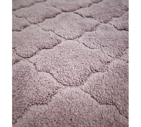 Коврик в ванну Bath Plus Лана 120х70 м/фибра ромб фиолетовый GR214R