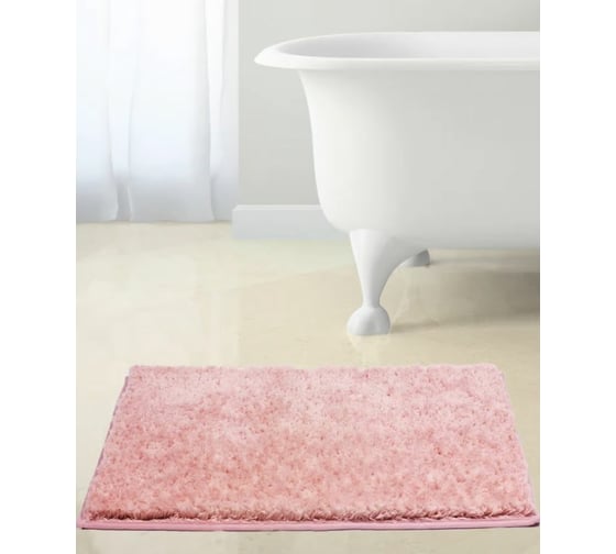 Коврик для ванны Bath Plus Тиволи 60х90/38 мм розовый DB4151/1