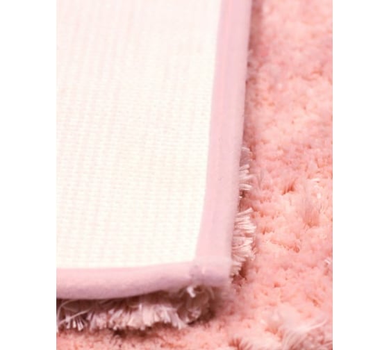 Коврик для ванны Bath Plus Тиволи 60х90/38 мм розовый DB4151/1