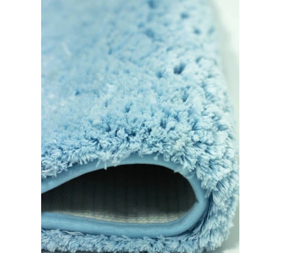 Коврик для туалета Bath Plus Тиволи 55х55/38 мм голубой DB4148/0