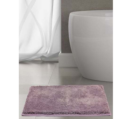Коврик для ванны Bath Plus Тиволи 60х90/38 мм фиолетовый DB4153/1