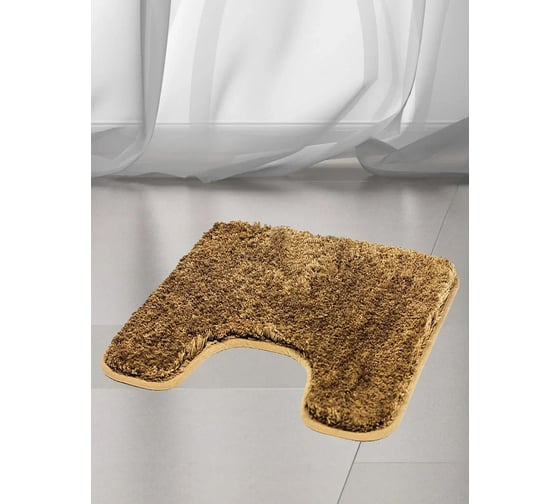 Коврик для туалета Bath Plus Тиволи 55х55/38 мм коричневый DB4155/0
