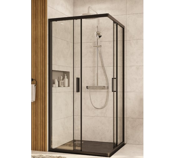 Душевое ограждение с раздвижными дверями Roca LEON BLA 90x90x195, Ч ZRU9307671 1