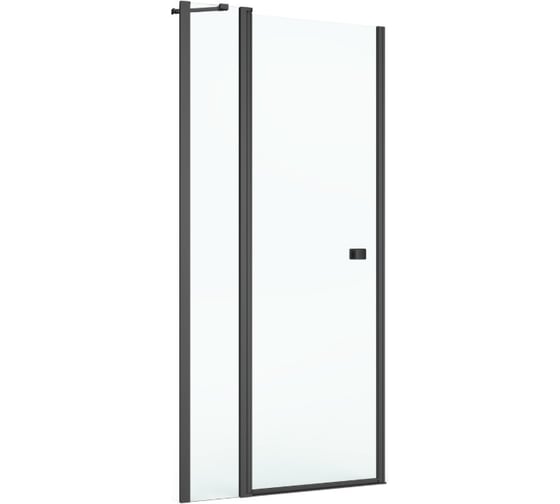 Дверь распашная Roca CAPITAL BLACK с фиксированной створкой 100x195 7M4610016M 1