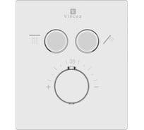 Встраиваемый смеситель для душа VINCEA двухфункциональный, термостатический, хром VSCV-321T-MCH