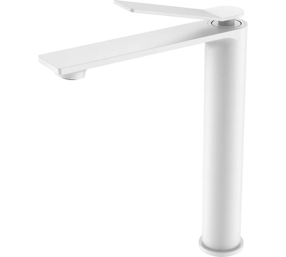 Смеситель для раковины VINCEA Verse однорычажный, белый матовый VBF-2VE2MW 1