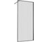 Душевая перегородка VINCEA Walk-In 1000_2000, вороненая сталь, стекло рифленое VSW-1HP100FLGM 1