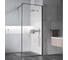 Душевая перегородка VINCEA Walk-In 1000_2000, вороненая сталь, стекло рифленое VSW-1HP100FLGM 4