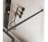 Душевая перегородка VINCEA Walk-In 1000_2000, вороненая сталь, стекло рифленое VSW-1HP100FLGM 6