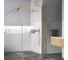 Душевая перегородка VINCEA Walk-In 1200_2000, брашированное золото, стекло рифленое VSW-1HP120FLBG 4