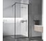 Душевая перегородка VINCEA Walk-In 1200_2000, черный, стекло рифленое VSW-1HP120FLB 4