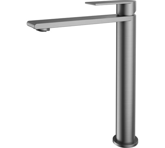 Смеситель для раковины VINCEA Vogue (SS) однорычажный, вороненая сталь VBF-2VS2GM 1