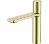 Смеситель для раковины VINCEA Vogue брашированное золото VBF-4V3BG