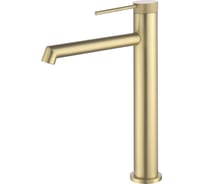 Смеситель для раковины VINCEA однорычажный, брашированное золото VBF-2RM2BG