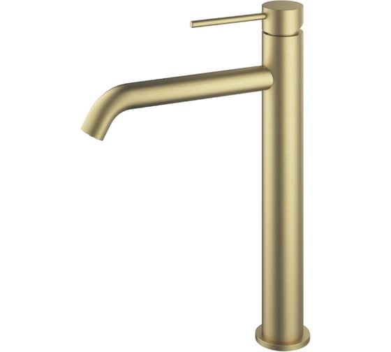 Смеситель для раковины VINCEA City однорычажный, брашированное золото VBF-2C2BG 1