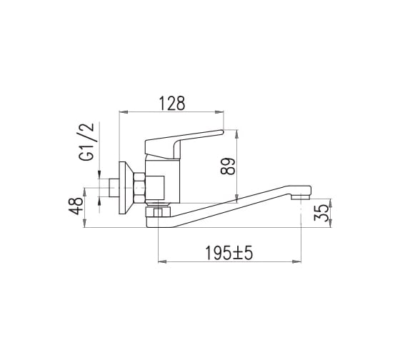 Смеситель для кухни RavSlezak COLORADO CO301.5/26CMATZ