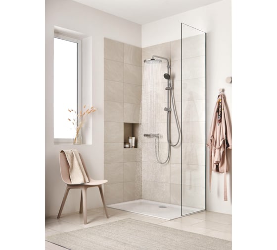 Душевая система с переключателем Grohe Vitalio Star настенный монтаж 26817000