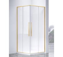 Душевой уголок VINCEA Slim-N 900_900, брашированное золото, стекло прозрачное VSS-4SN900CLG