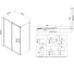 Душевой уголок VINCEA City 1100_900, черный, стекло прозрачное VSR-5CT9011CLB 3