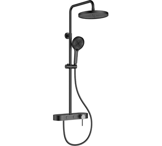 Душевая стойка VINCEA черный матовый VSFS-402MB 1