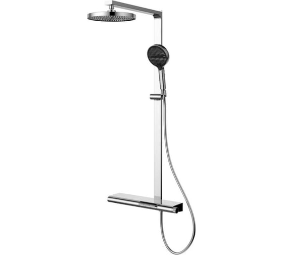 Душевая стойка VINCEA Aspire с изливом, хром VSFS-4AS1CH 1