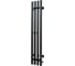 Полотенцесушитель MIXLINE MOON QUADRO BLACK 120/15 таймер, 206 Вт, электрический, черный 557163 1