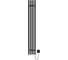 Полотенцесушитель MIXLINE MOON QUADRO BLACK 120/15 таймер, 206 Вт, электрический, черный 557163 2