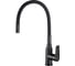 Смеситель одноручный decoroom для кухни с гибким изливом, чёрный матовый DR29024BL 1