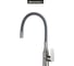 Смеситель одноручный decoroom для кухни с гибким изливом, никель/серый DR29024BN-Gray 8