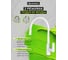 Смеситель одноручный decoroom для кухни с гибким изливом, белый матовый DR29024W 3
