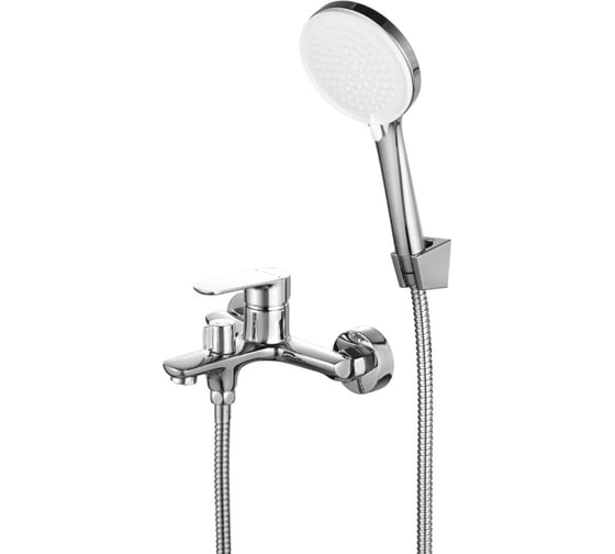 Смеситель одноручный decoroom для ванны с коротким изливом, хром DR29036 1