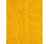 Коврик в ванну Bath Plus Лана 120х70, микрофибра, соты, желтый GR200S