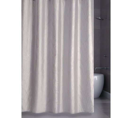 Штора для ванной комнаты Bath Plus 180х200 Antic Grey AE1402-1 LC1402-1