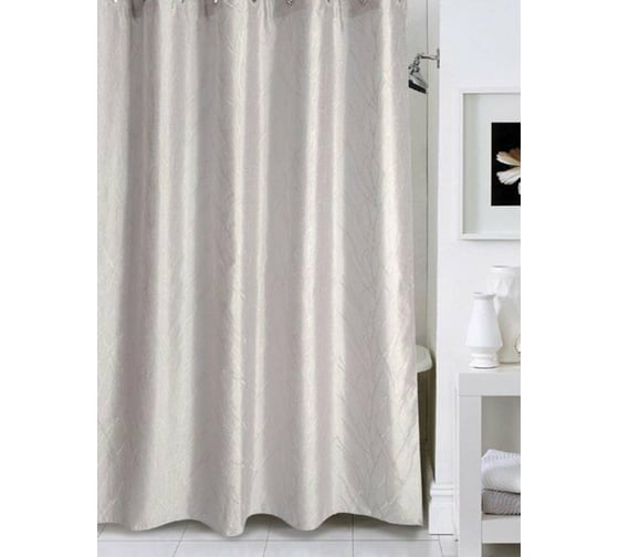 Штора для ванной комнаты Bath Plus 180х200 Antic Grey AE1402-1 LC1402-1