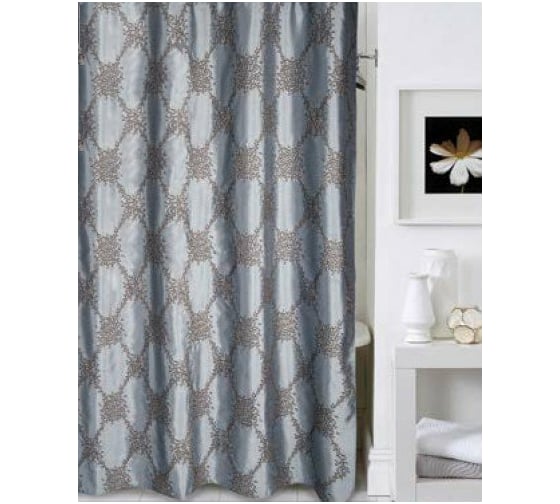 Штора для ванной комнаты Bath Plus 180х200 Blackishgreen AE1206-1 LC1206-1