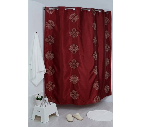 Штора для ванной комнаты Bath Plus 180х200 BORDO EFFECT AE1403 LC1403