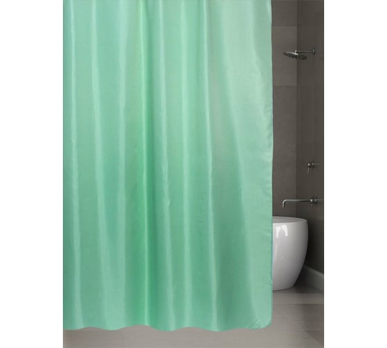 Штора для ванной комнаты Bath Plus Hilton TL зеленый, 180х200 SKTL-03