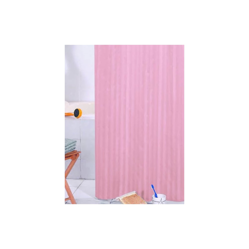 Штора для ванной комнаты Bath Plus BIG розовый, 200х240 ST-003 ...
