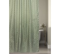 Штора для ванной комнаты Bath Plus жаккард RHOMBUS WINDOW DECO 180x200, зеленый JAC1501